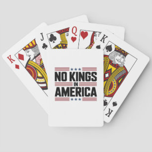 Baraja De Cartas No Kings In America USA Estilo Creativo