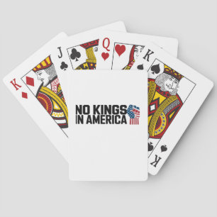 Baraja De Cartas No Kings In America USA Gráfico Vintage
