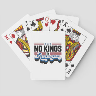 Baraja De Cartas No Kings In America USA Retro Clásico