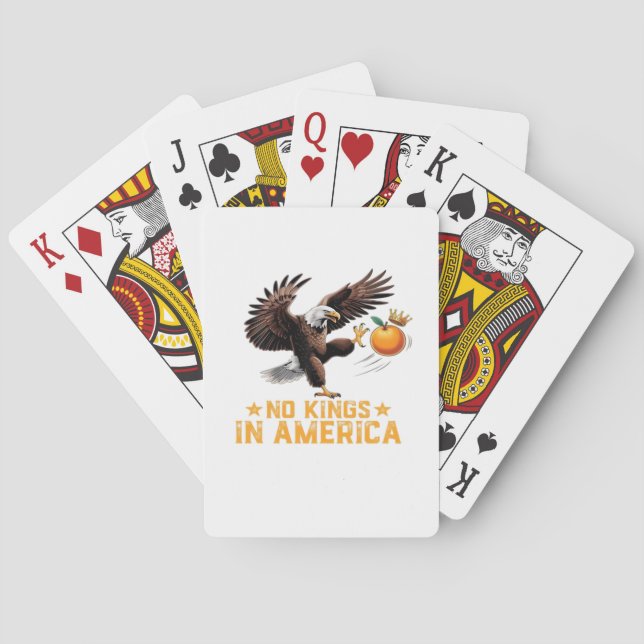 Baraja De Cartas No Kings In America We The People Political Retro  (Reverso)