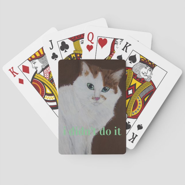 Baraja De Cartas no lo hice (Reverso)