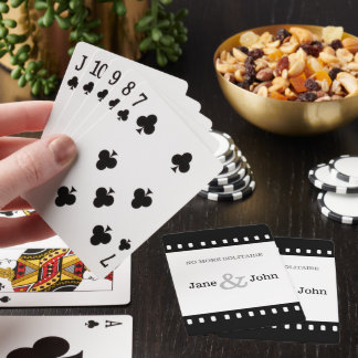 Baraja De Cartas 'No más solidaridad' a favor de la boda