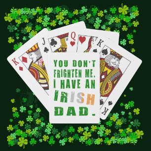 Baraja De Cartas No Me Asustas Tengo un Papá Irlandés