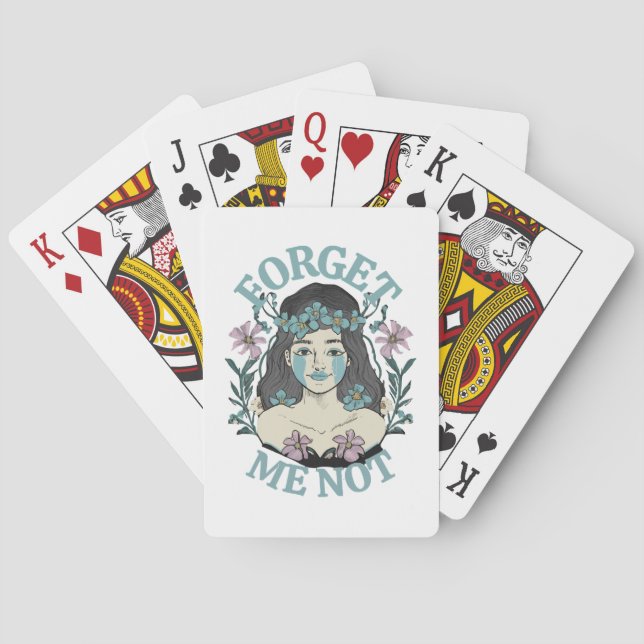 Baraja De Cartas No Me Olvides (Reverso)