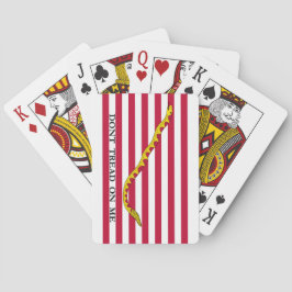 Baraja De Cartas No me pises US Naval Jack