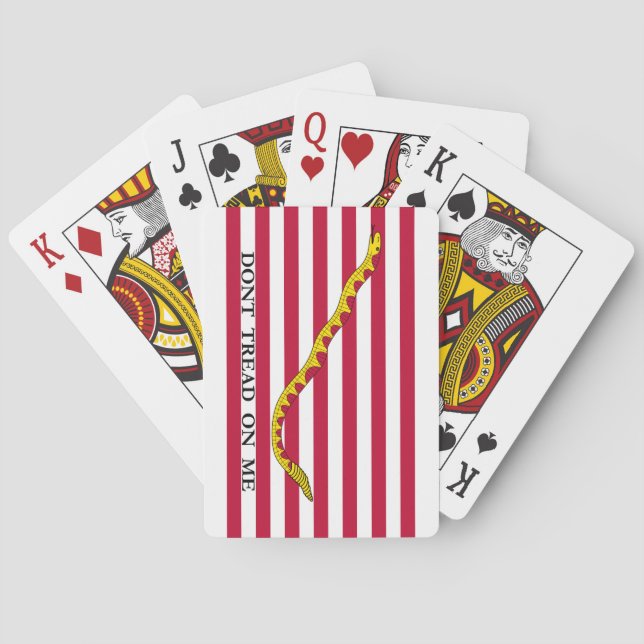 Baraja De Cartas No me pises US Naval Jack (Reverso)