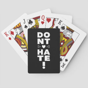 Baraja De Cartas No odies a los NEGROS