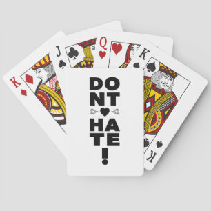 Baraja De Cartas No odies a los NEGROS