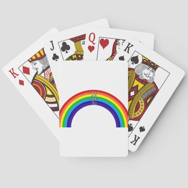 Baraja De Cartas No Preguntes No Digas (Reverso)