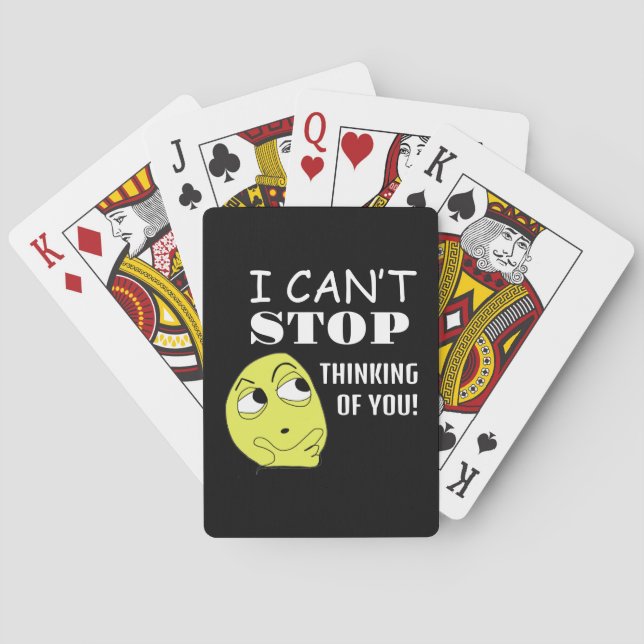 Baraja De Cartas no puedo dejar de pensar en ti (Reverso)