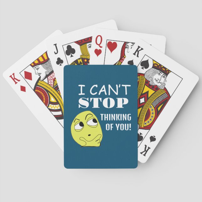 Baraja De Cartas no puedo dejar de pensar en ti (Reverso)