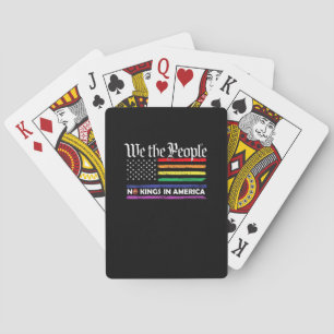 Baraja De Cartas No Reyes En América Nosotros El Pueblo Diseño Crea