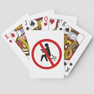 Baraja De Cartas NO ⚠ Rótulo de inodoros tailandeses divertidos ⚠
