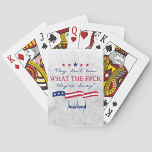 Baraja De Cartas No Saben Lo Que Están Haciendo Cita Divertida