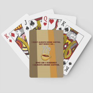 Baraja De Cartas No siempre bebo café