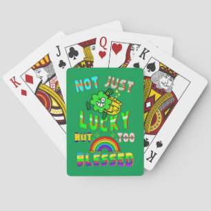Baraja De Cartas No Sólo Suerte, Sino También Bendecida.