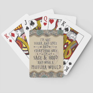 Baraja De Cartas No soy azúcar ni especias