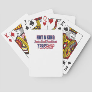 Baraja De Cartas No un rey, solo un presidente real