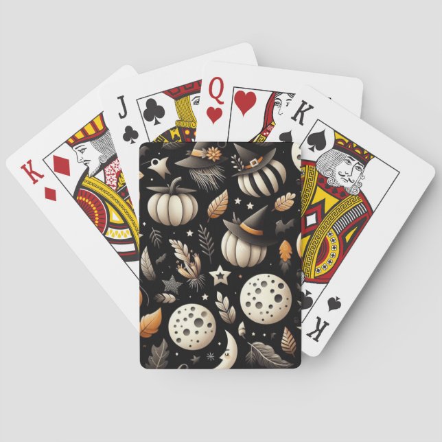 Baraja De Cartas Noche de Brujas (Reverso)