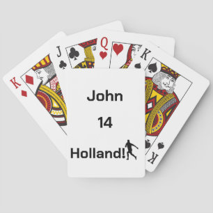 Baraja De Cartas Noche de fútbol personalizada de Holanda