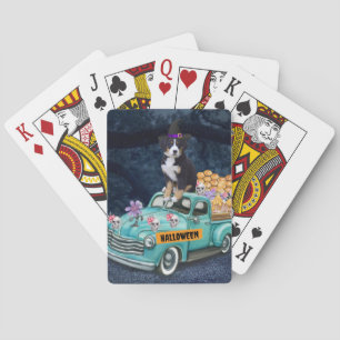 Baraja De Cartas Noche de Halloween del camión de la montaña de Ber