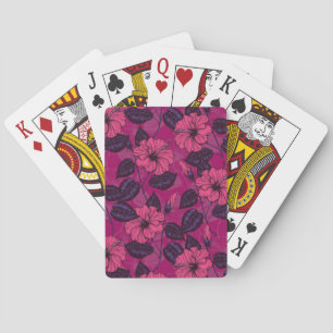 Baraja De Cartas Noche de Hibiscus