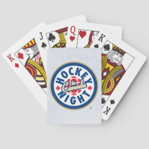 Baraja De Cartas Noche de hockey en Canadá