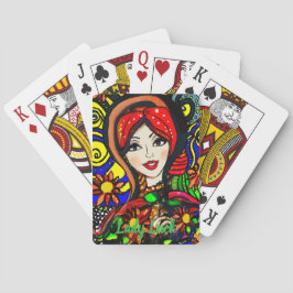 Baraja De Cartas Noche de juegos de pareja Lady Luck 3 personalizad