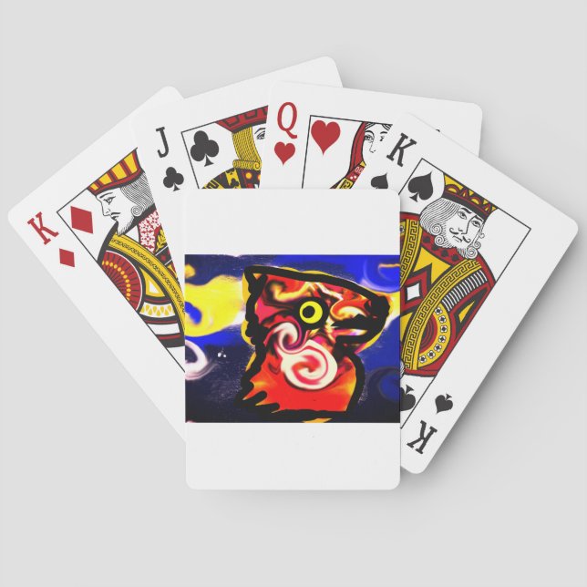 Baraja De Cartas Noche de ola de lobo (Reverso)