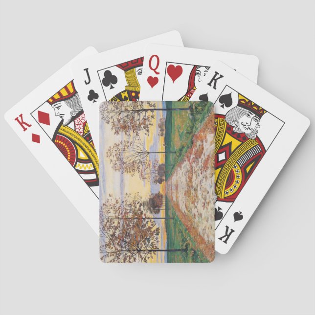 Baraja De Cartas Noche de otoño (por Ferdinand Hodler) (Reverso)