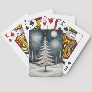 Baraja De Cartas Noche estrellada de invierno