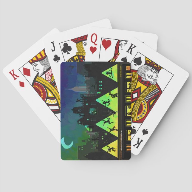 Baraja De Cartas Noches de Boogie de Nueva York (Reverso)