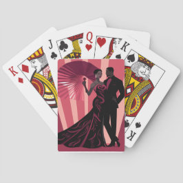 BARAJA DE CARTAS NOIR ELEGANCE-RED #1