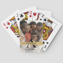 Nombre de familia Foto Monogramada Gold