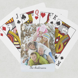 Baraja De Cartas Nombre de foto moderna 