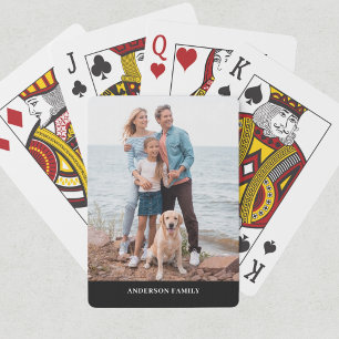 Baraja De Cartas Nombre de foto moderno 