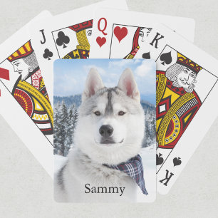 Baraja De Cartas Nombre de la foto de la mascota 