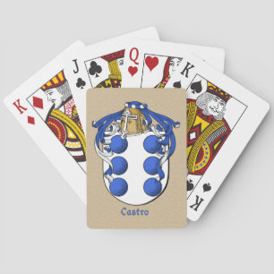 Baraja De Cartas Nombre de pila y protección de Castro