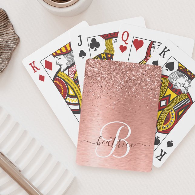 Baraja De Cartas Nombre del monograma del Purpurina Metalizado cepi (Subido por el creador)