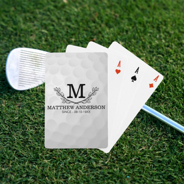 Baraja De Cartas Nombre del patrón de bola de golf personalizado Mo (Subido por el creador)