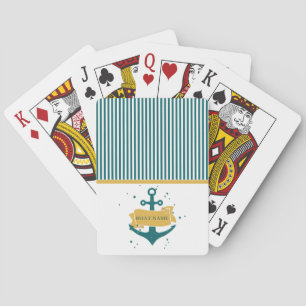 Baraja De Cartas Nombre Nautical Personalised Boat