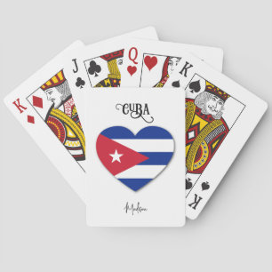 Baraja De Cartas Nombre personalizado Cuba Amor