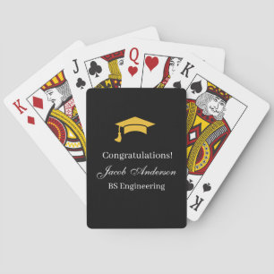 Baraja De Cartas Nombre Personalizado de Graduación