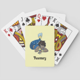 Baraja De Cartas Nombre personalizado de Lady mermaid