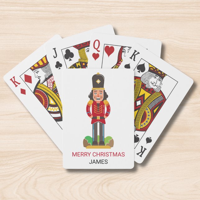 Baraja De Cartas Nombre personalizado de Navidades de soldados de j (Subido por el creador)