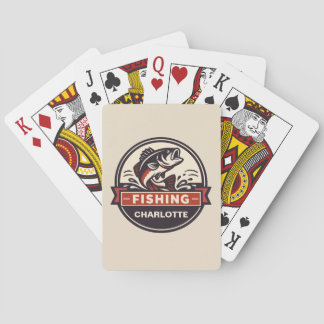 Baraja De Cartas Nombre Personalizado de Pesca