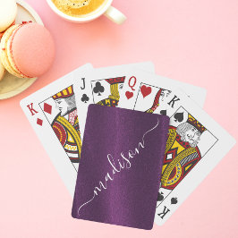 Baraja De Cartas Nombre personalizado del Personalizado del rompeca