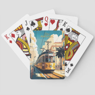Baraja De Cartas Nombre personalizado Lisboa Portugal