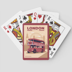 Baraja De Cartas Nombre personalizado LONDRES