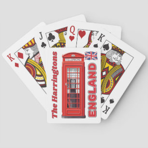 Baraja De Cartas Nombre personalizado Londres Inglaterra